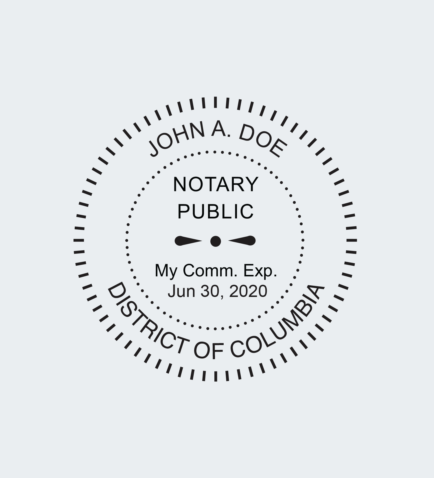 Washington DC Notary Seals NNA